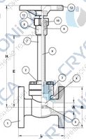 Криогенный запорный вентиль CAEN CRYO VCSS-1150 Криогенный запорный вентиль CAEN CRYO VCSS-1150