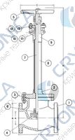 Криогенный запорный вентиль CAEN CRYO VCYS-1600 Криогенный запорный вентиль CAEN CRYO VCYS-1600
