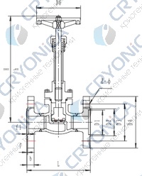 Криогенный запорный клапан CCK T327DA10-100 PN40