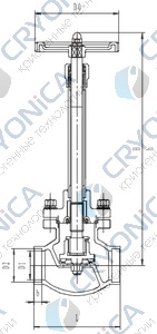 Криогенный запорный клапан CCK T255DA125-150 PN25