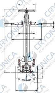Криогенный запорный клапан блочный CCK T359DA80-200A~C PN64