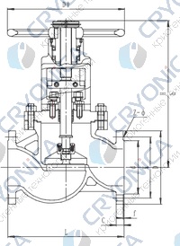 Запорный клапан CCK T201J300 PN16