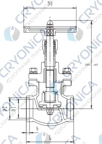 Запорный клапан CCK T255A125-150 PN25