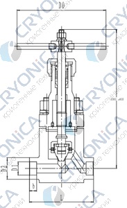 Запорный клапан CCK T551A10-40 PN250