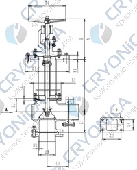Криогенный запорный клапан угловой CCK T271DL50-65 PN25