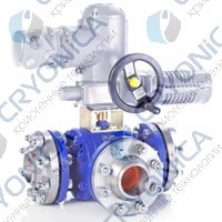 Шаровой кран c электроприводом AUMA ФБ39 (FB39)